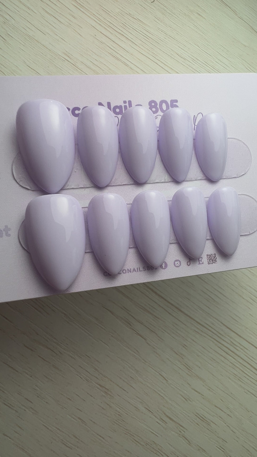 Light Lavender Press On Nails
